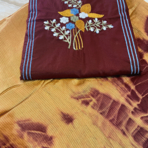 Cotton suit front work design